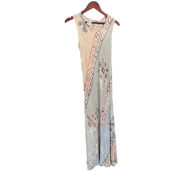 No Brand Dresses Globe Trotter Clothing Of Bali Maxi Pastel Floral Island Dress Medium